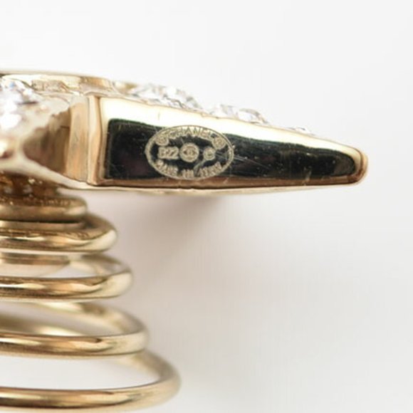 Chanel Hair CHANEL Rhinestone Coco Mark Star Gold - Picture 4 of 5